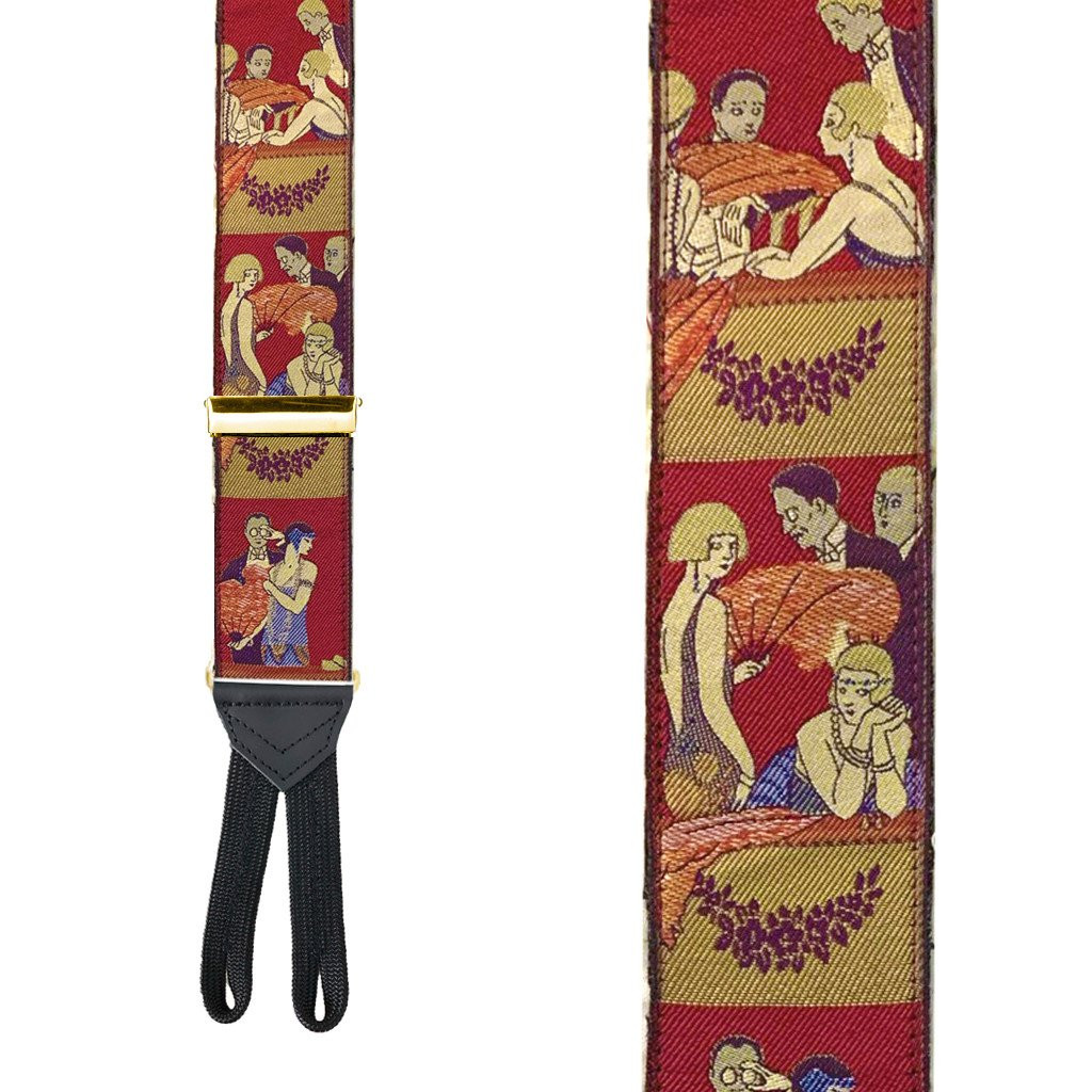 CHARLESTON Limited Edition Handwoven Silk Braces