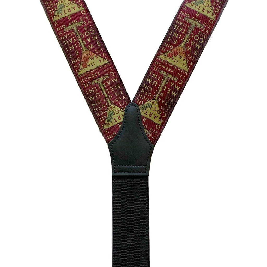 RUBY COCKTAIL Limited Edition Handwoven Silk Braces