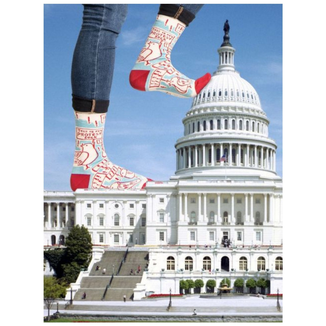 Women's Crew Socks – Making a Statement with 'This is My Protest