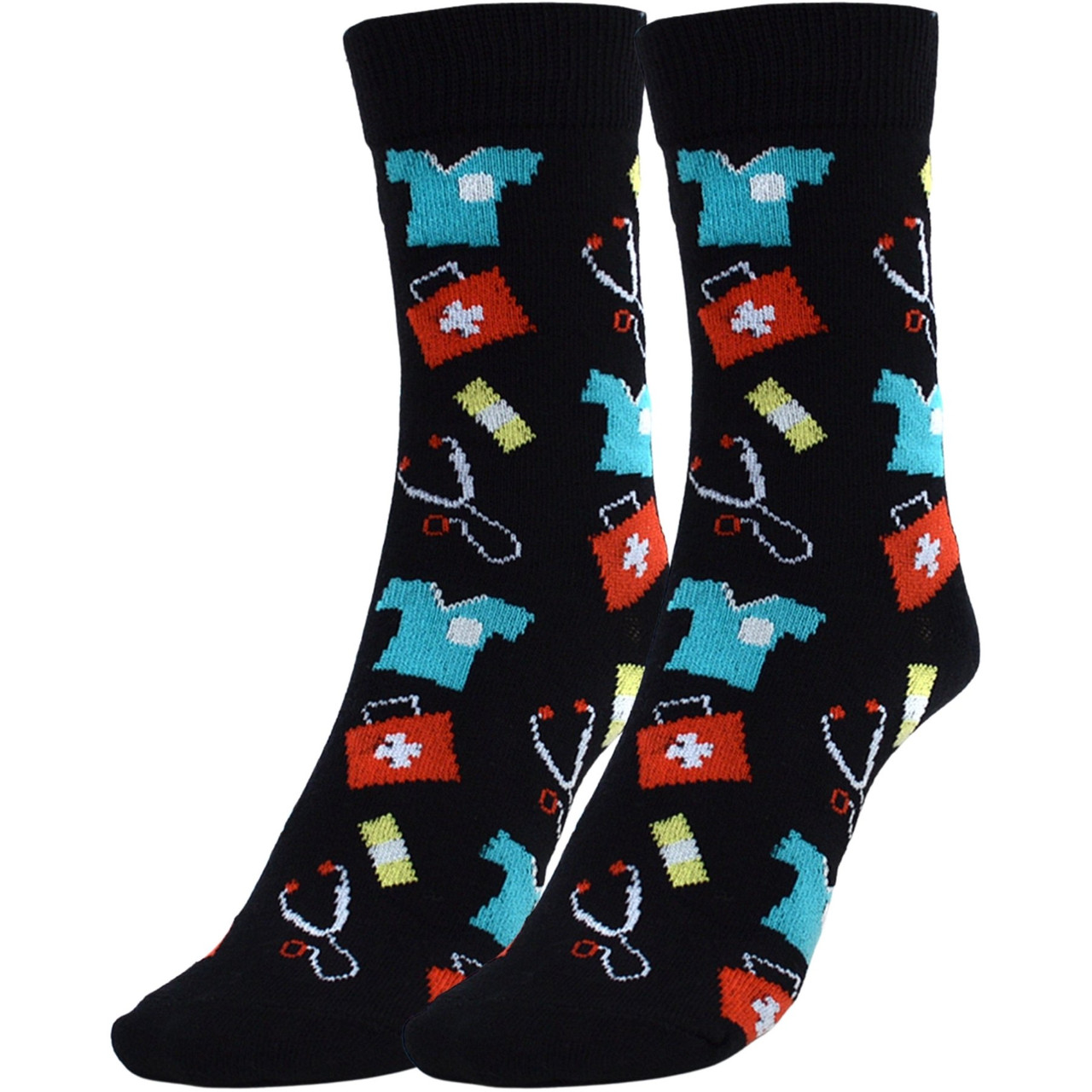 Black Crew Socks for Women – Celebrating Doctors & Nurses with Every Step