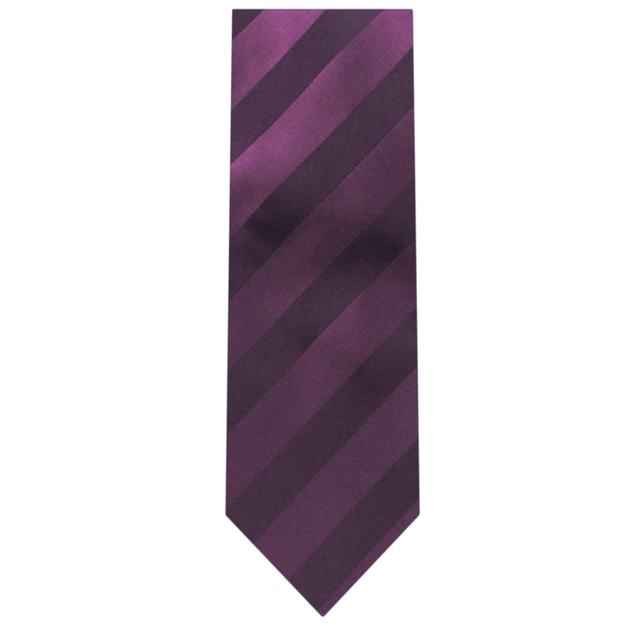 Plum Solid Tonal Stripe Tie