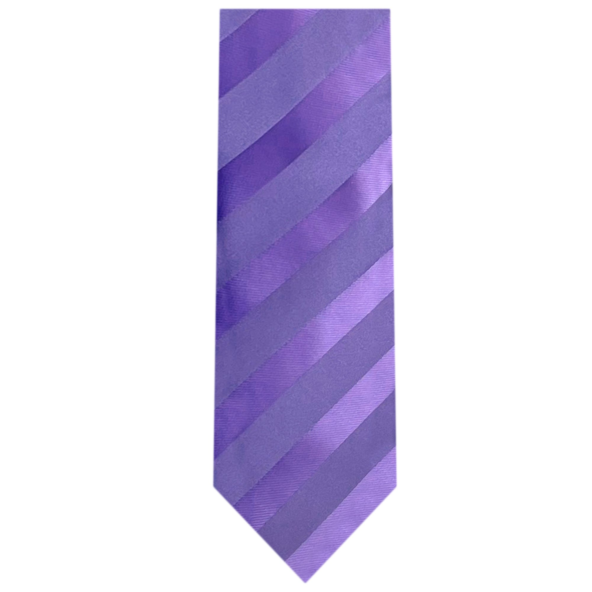 Lavender Solid Tonal Stripe Tie