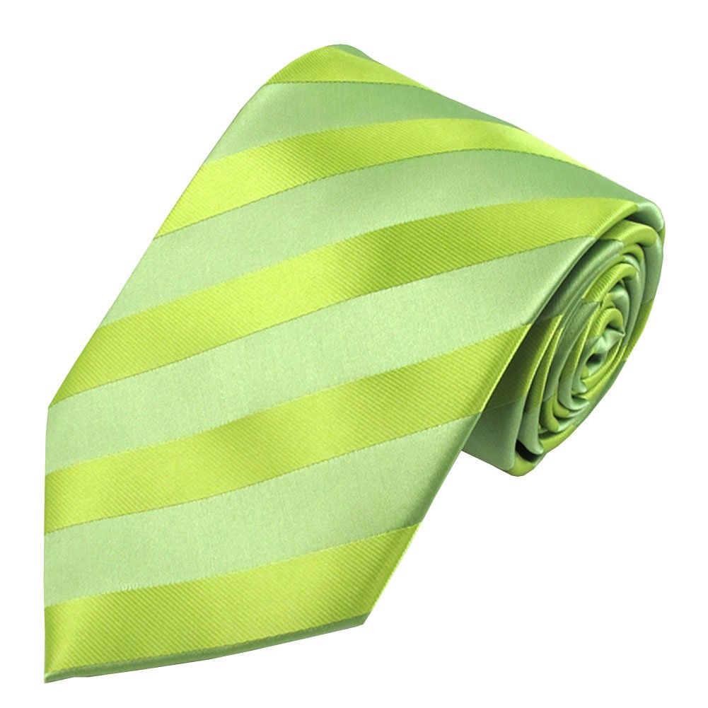 Lime Solid Tonal Stripe Tie