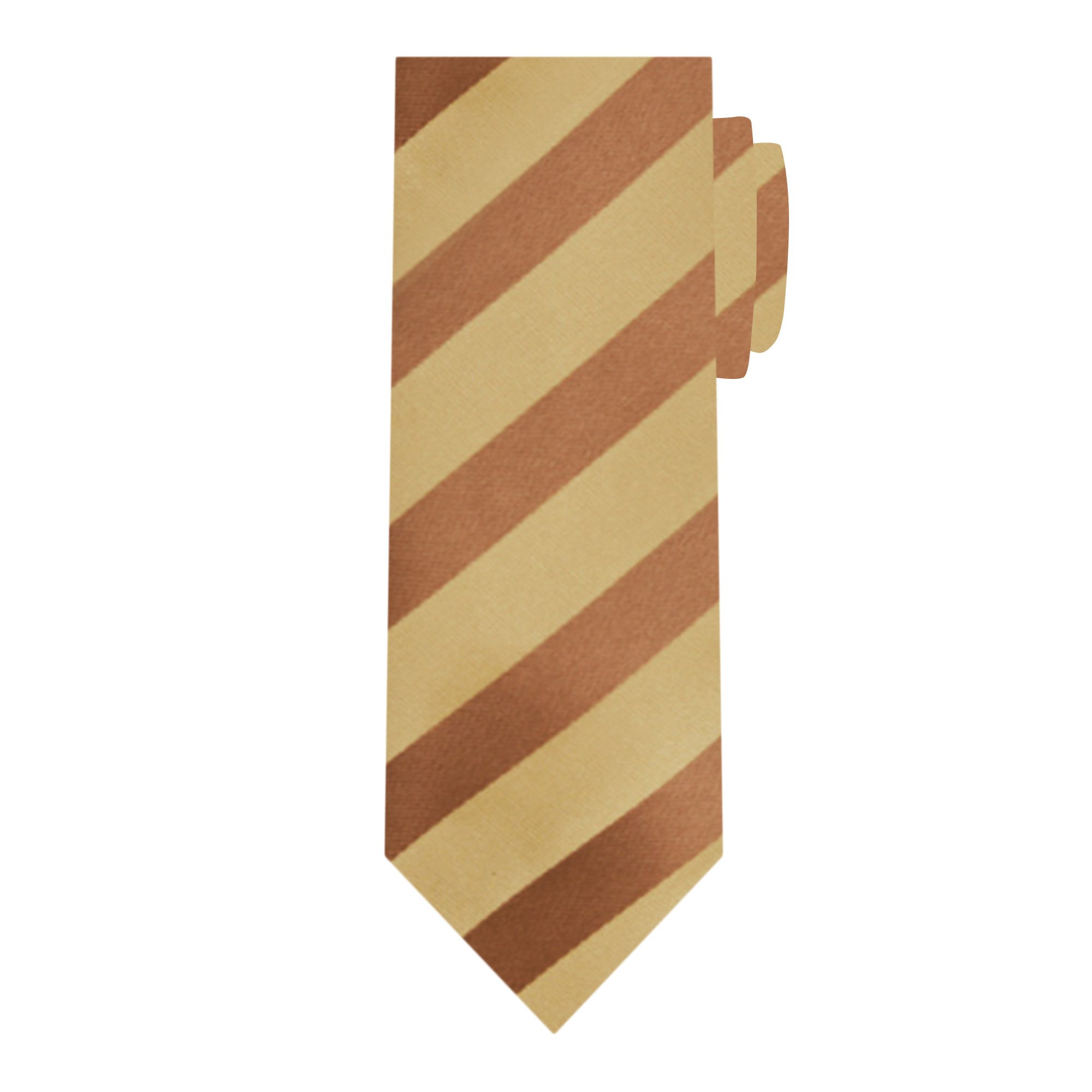Vegas Gold Solid Tonal Stripe Tie