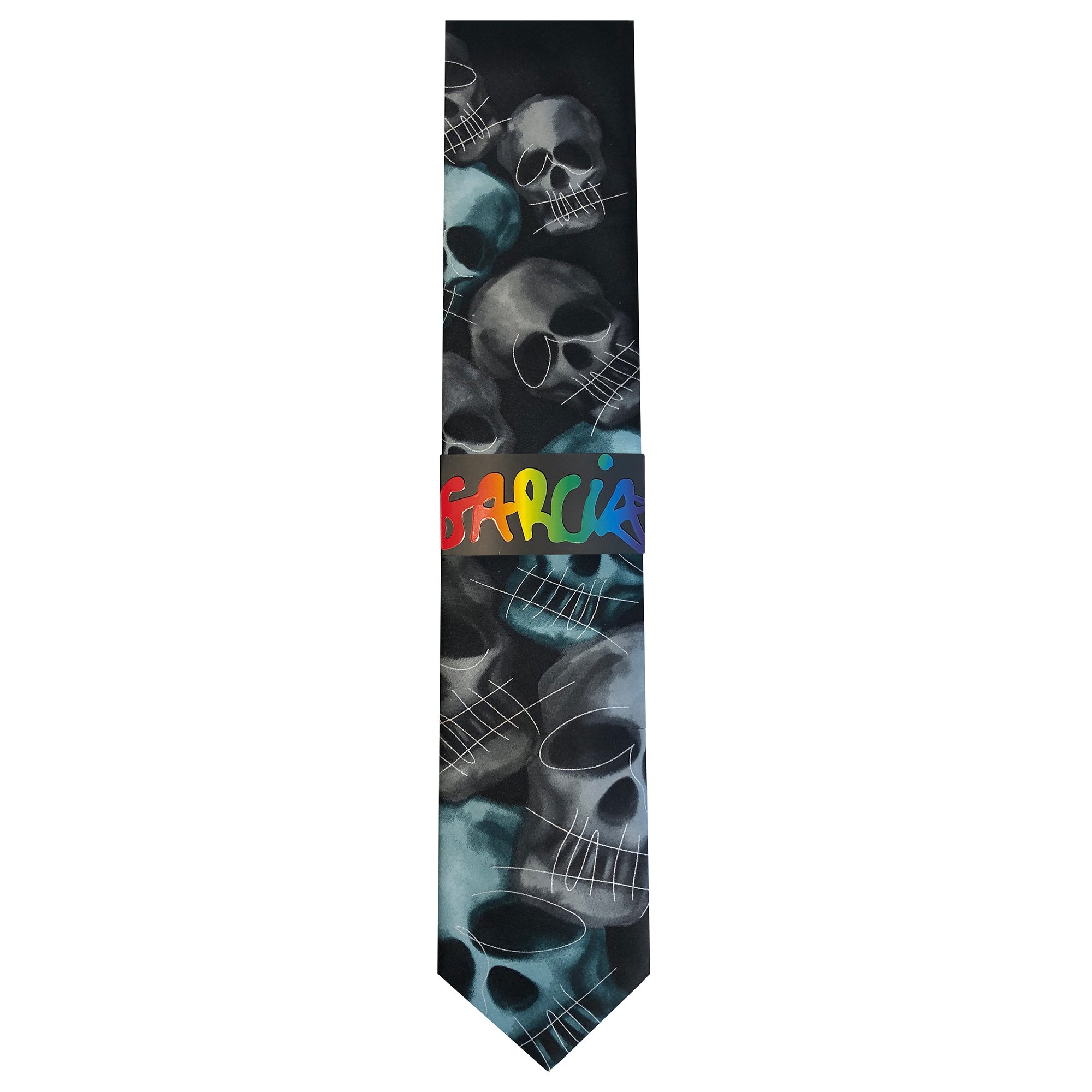 jerry garcia skull tie