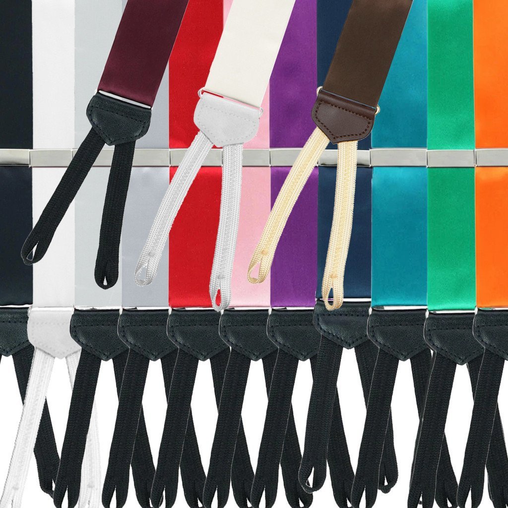 Bangkok Silk Runner End Suspenders - All Colors
