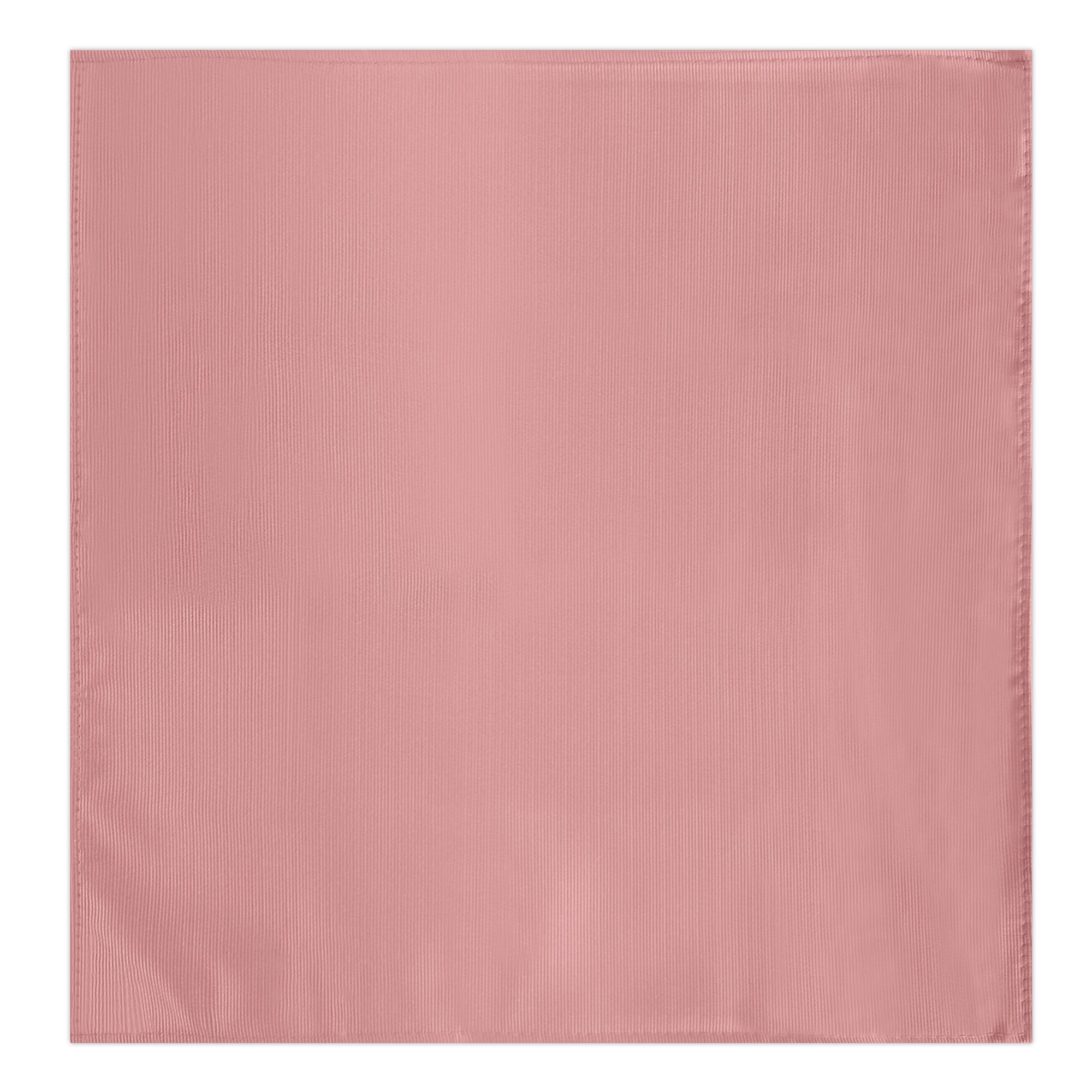 Men's Silk Blend Solid Color Pocket Square Handkerchief Hanky - Warm Pink