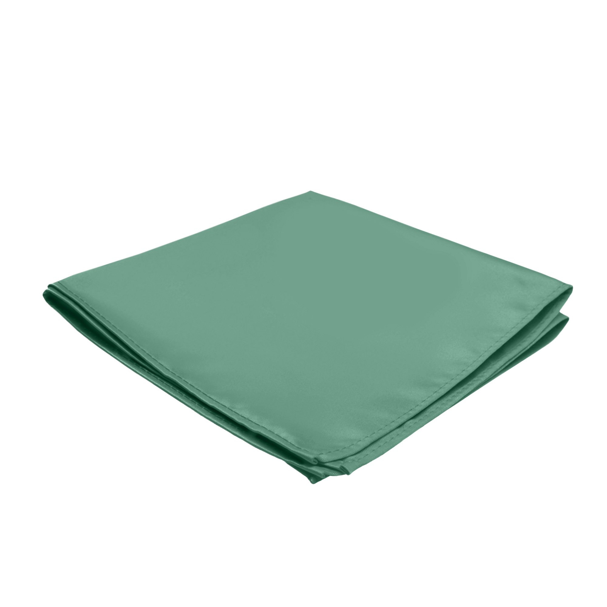 Men's Solid Color Hanky Pocket Square Handkerchief - Seafoam