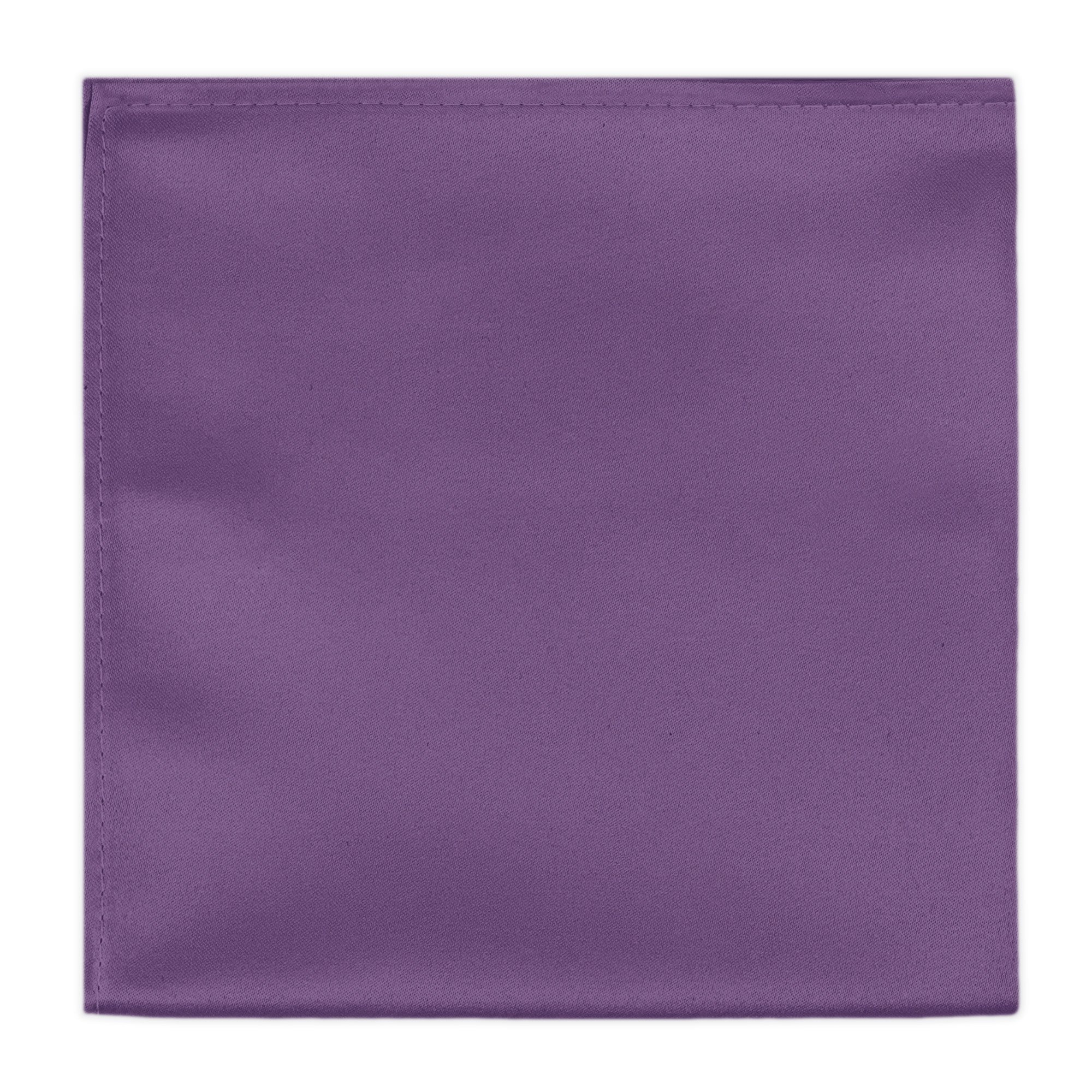 Men's Solid Color Pocket Square Handkerchief Hanky - Wisteria