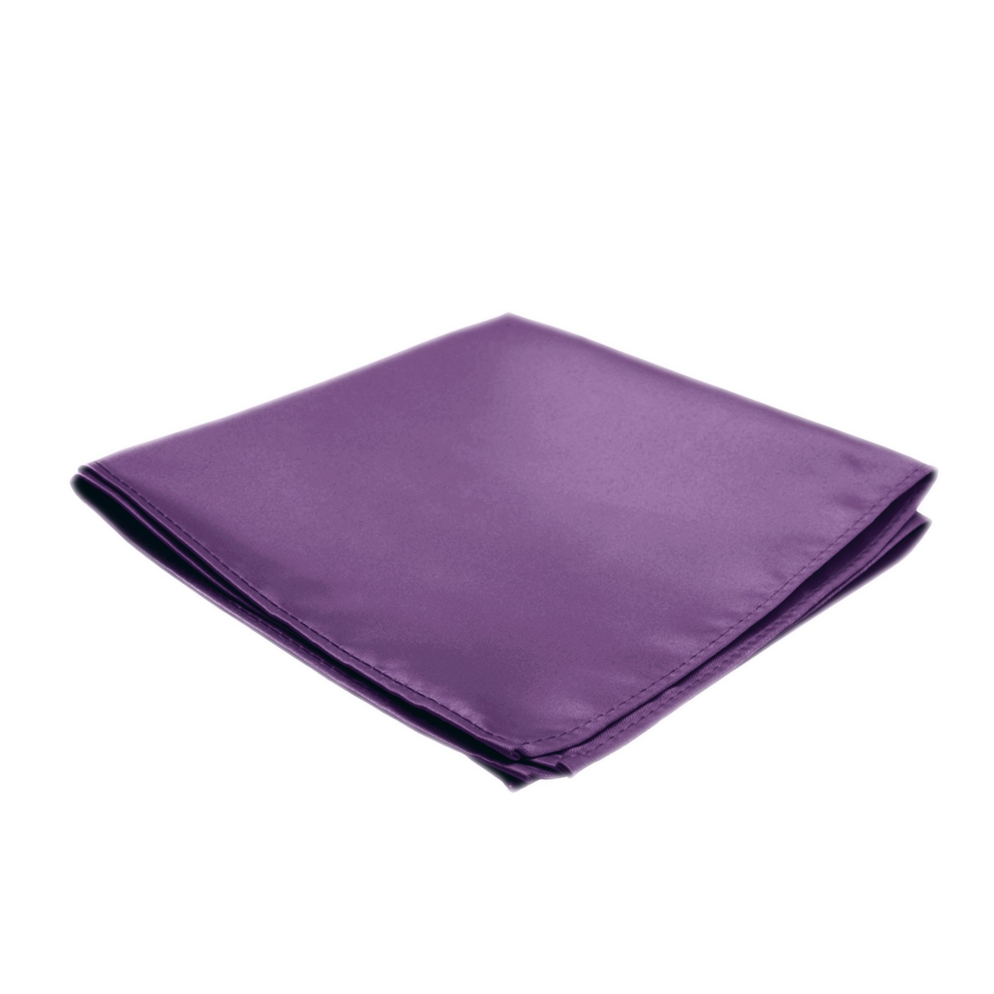 Men's Solid Color Pocket Square Handkerchief Hanky - Wisteria