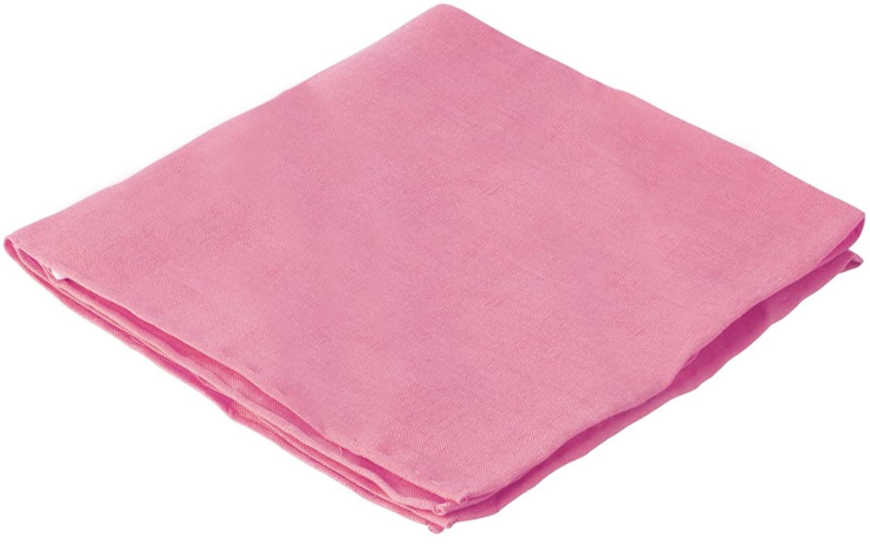 Linen Handrolled 15" x 15" Pocket Square Hanky - Bridal Pink