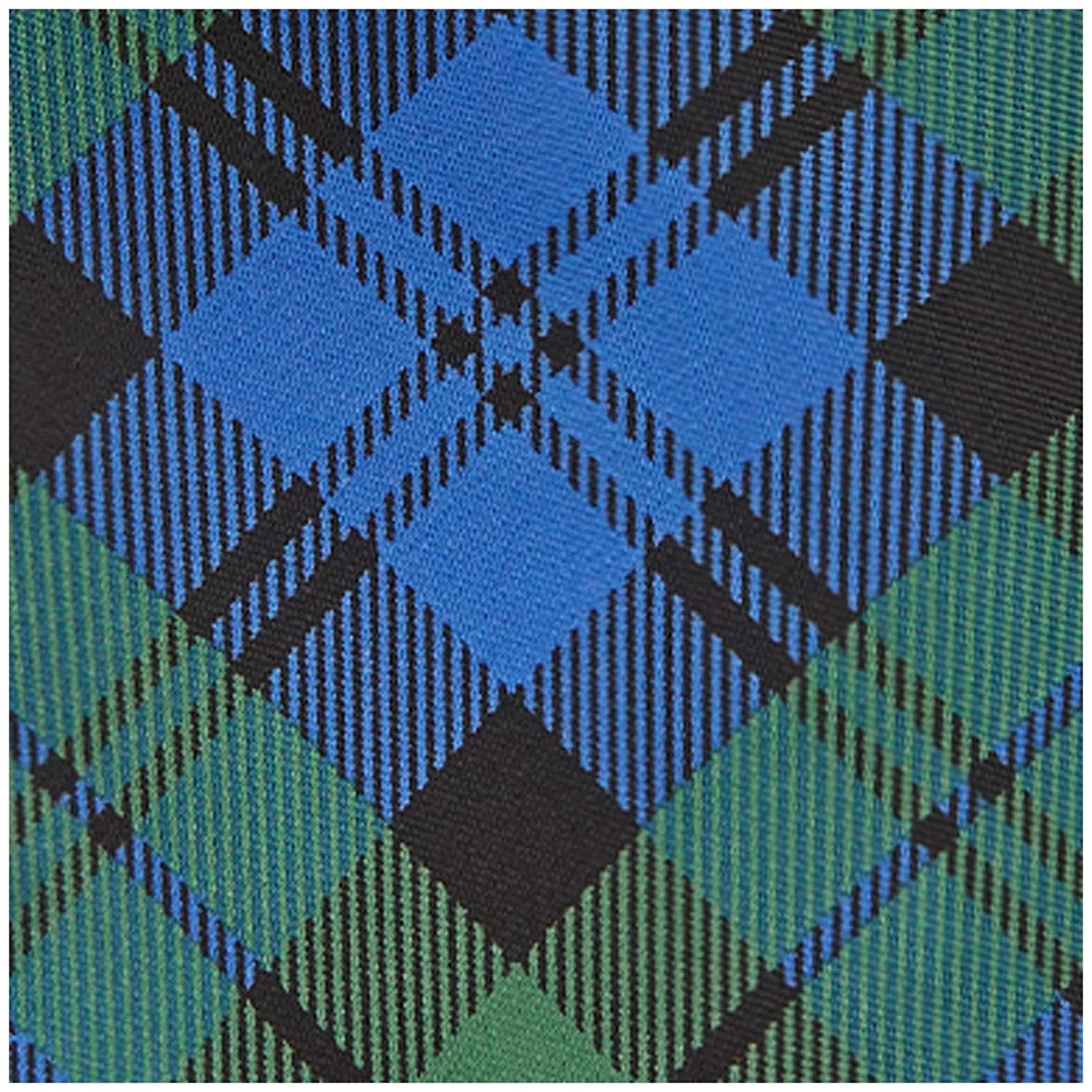 Royal Tartans Plaid Black Watch Pocket Square Handkerchief - Blue Green