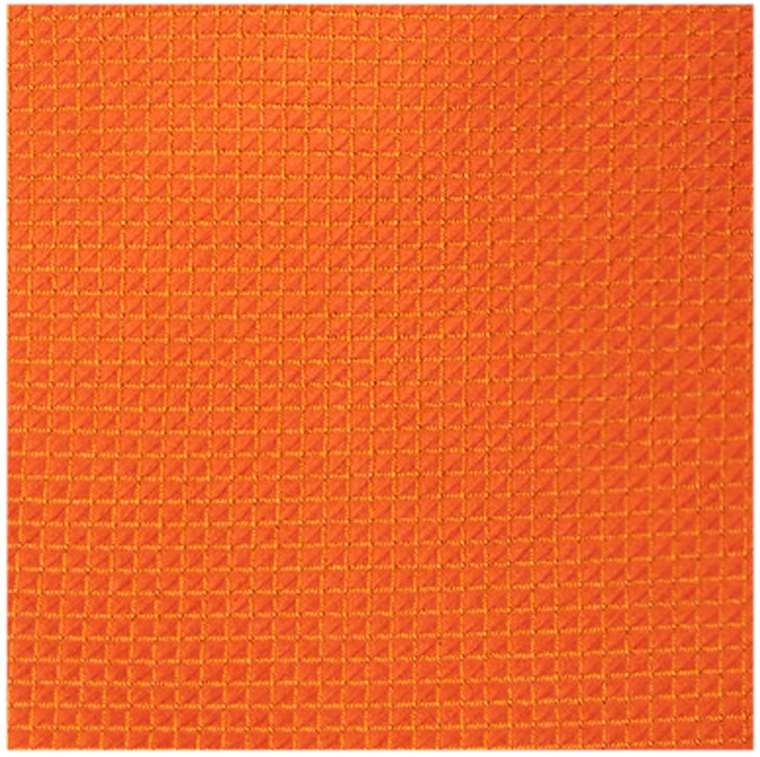 Men's Woven Subtle Mini Squares Adjustable Pre-Tied Banded Bow Tie - Orange