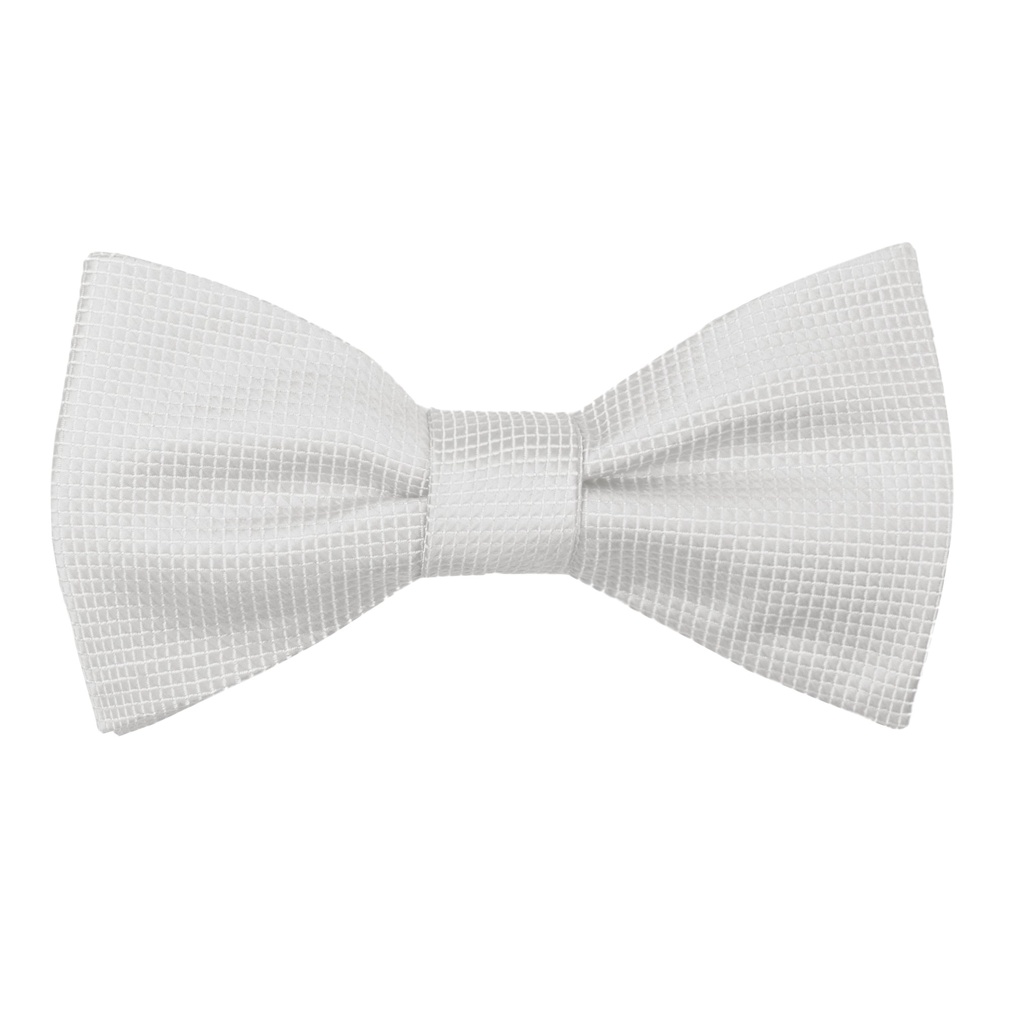 Men's Woven Subtle Mini Squares Freestyle Self-Tie Bow Tie - Light Gray