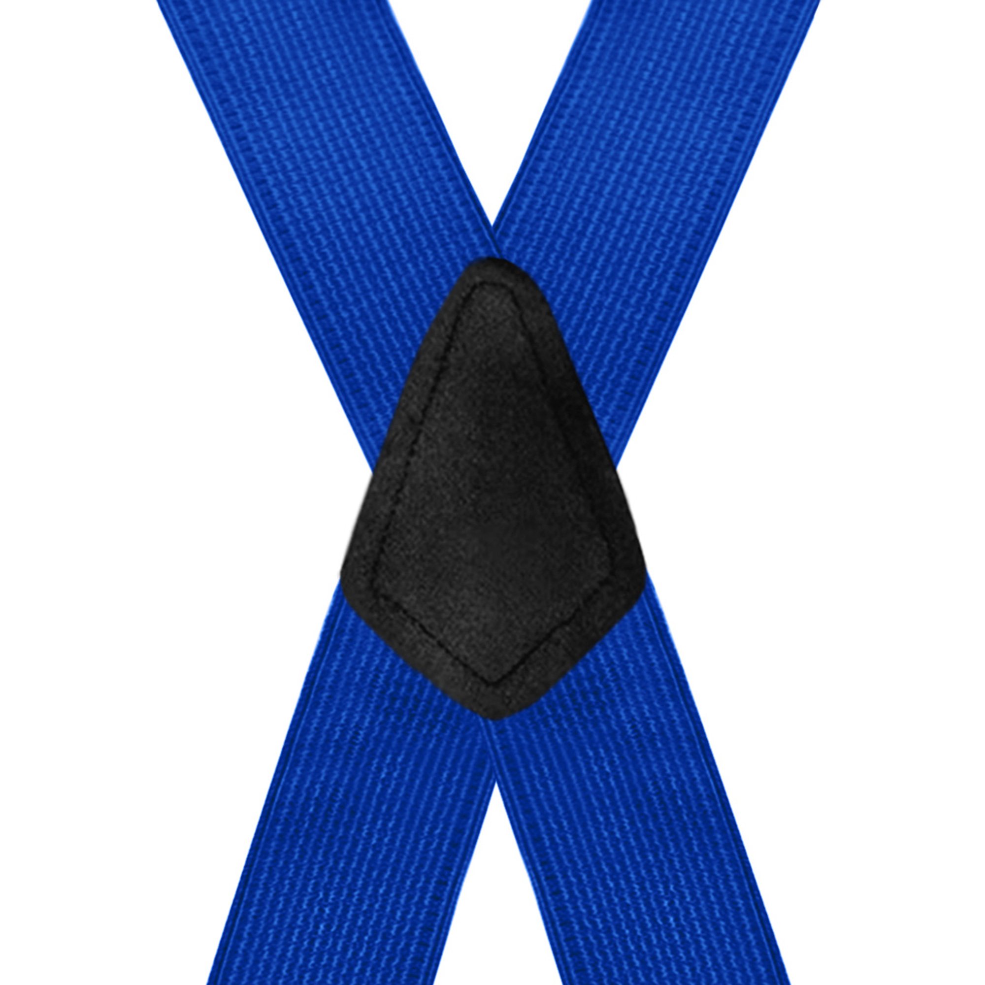 2 Inch Wide X-Back Construction Clip Suspenders - ROYAL
