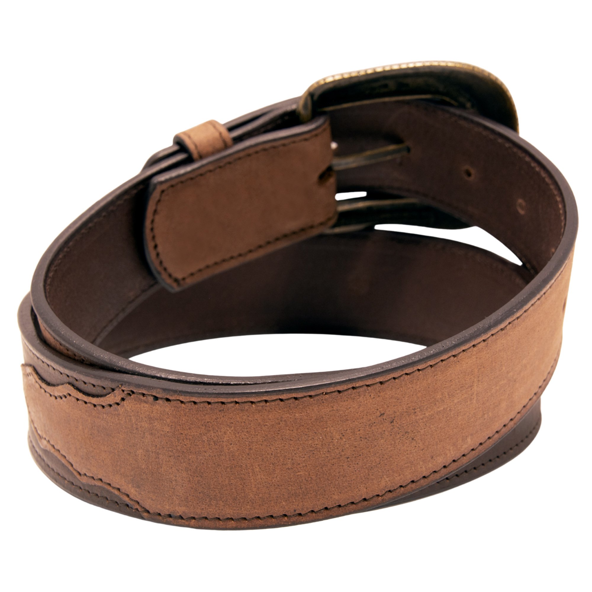 Two Tone Top Grain Leather Belt