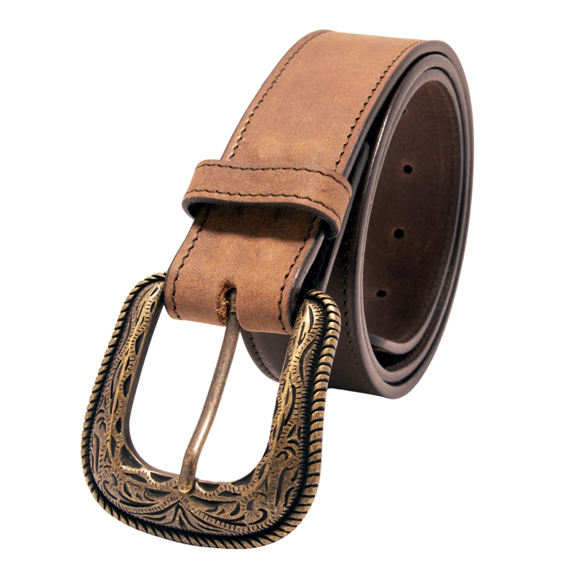Two Tone Top Grain Leather Belt
