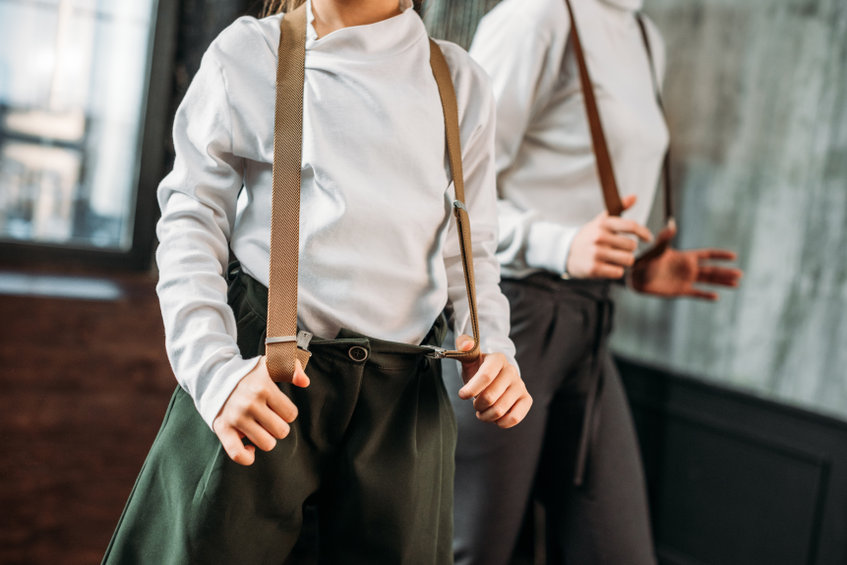 Hold-Ups Tuxedo Black Formal Satin finish Suspenders – Holdup-Suspender -Company