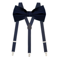 Tuxedo Suspender Set - Blue Leaf Houston