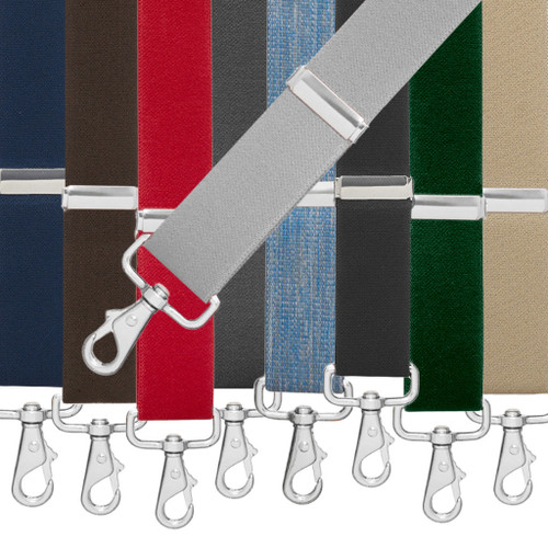 1.5 Inch X-Back Suspenders - TRIGGER SNAP | SuspenderStore