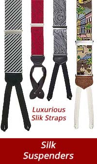 Burgundy Pickwick Silk Braces