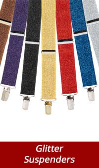 3/4 Finger Tip Style Metal Suspender Clips With Plastic Protection Insert:  Nickel Color 