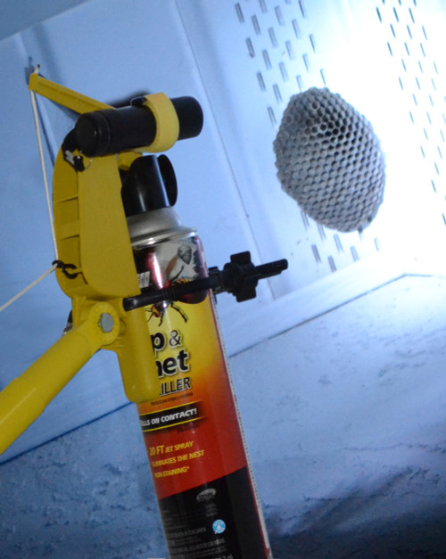 Gotcha Sprayer Flash. Use it at dusk to spray wasp and hornet nests.