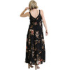 Nostalgia Clothing Floral Maxi Dress back view