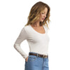Z Supply Sirena Rib Long Sleeve Tee - side view