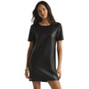 Z Supply London Faux Leather Mini Dress