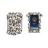 Leopard print crossbody see thru phone carrier and purse. 