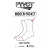 Pyvot Crew Socks - hidden pocket