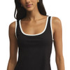 Z Supply Volly Mini Dress Active Wear - scoop neckline view