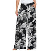 Magic Pantz - Black & White Hibiscus