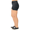 Judy Blue High Waist Tummy Control Washed Black Shorts - left side view