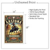 Rodeo Poster Art Print - Western Decor - Sizing and Features