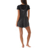 Lotus and Luna One Piece Romper - Vintage Black - back view