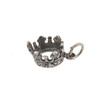 Crown Charm Sterling Silver Pendant