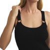 Z Supply Salinas Midi Dress - Black - neckline view