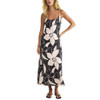 Z Supply Cecily Madero Maxi Dress - Black - front view