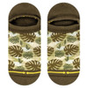 Merge4 - Women's No Show Socks - Camo Leaf by Maia Negre 