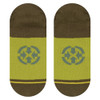 Merge4 - Women's No Show Socks - Camo Leaf by Maia Negre - bottom view