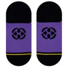 Merge4 - Women's No Show Socks - Far Out Tie Dye - bottom view