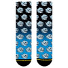 Merge4 - Classic Crew Socks LARGE - Fat Shark - Art by Chump Magic 
