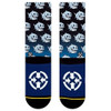 Merge4 - Classic Crew Socks LARGE - Fat Shark - Art by Chump Magic - bottom and back view