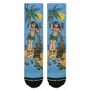 Merge4 - Classic Crew Socks LARGE - Hula - Art by Dirk Vermin - front view