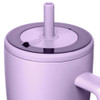 BruMate ERA 40oz Straw Tumbler - Travel Mug - Lavender - open position