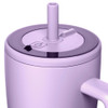BruMate ERA 40oz Straw Tumbler - Travel Mug - Lavender - locked position