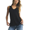 Z Supply Californian Tank - Black - neckline view