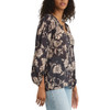 Z Supply Wren Ari Floral Button Up Top - Parchment
